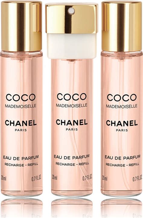 chanel mademoiselle perfume twist and spray|chanel mademoiselle refill 20ml.